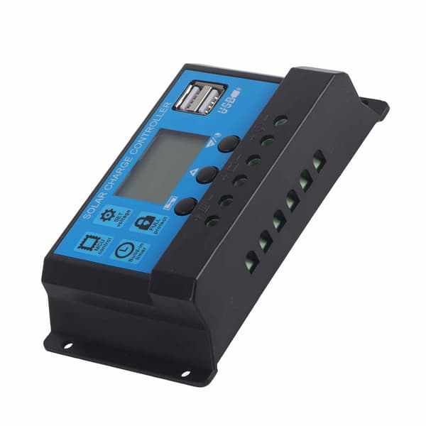 20A 12V/24V 2-vejs MOS Solar Charge Controller PWM 3-trins batteriregulator til solpanel