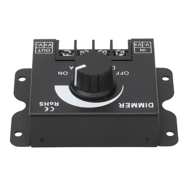 30A PWM LED-dæmper Unicolor Enkeltkanals Dæmpningscontroller DC 12V-24V til Strip Lights