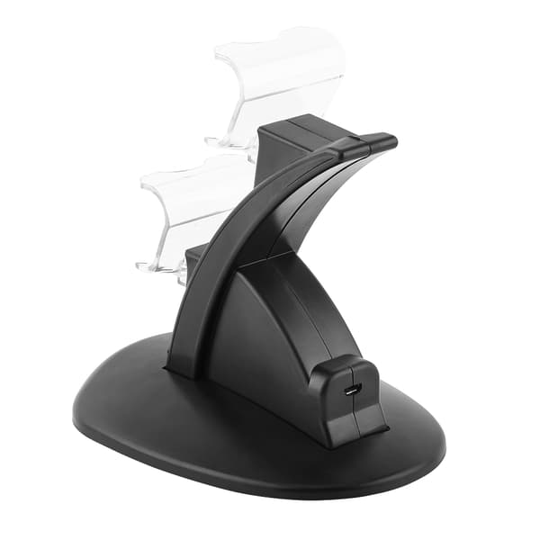 USB Dobbelt Oplader Dockingstation Stand til PS4 til Playstation 4 Slim/Pro Controller