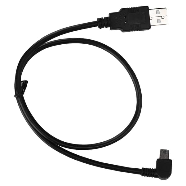 USBA til Mini USBB Kabel Han til Han Albue Venstre Vinkel Strømforsyning Opladerkabel til PC