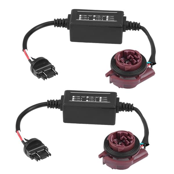 2 stk. 3157A LED-dekoderadapter Anti Hyper Blink Flash Fejlannullering Canbus Bremse