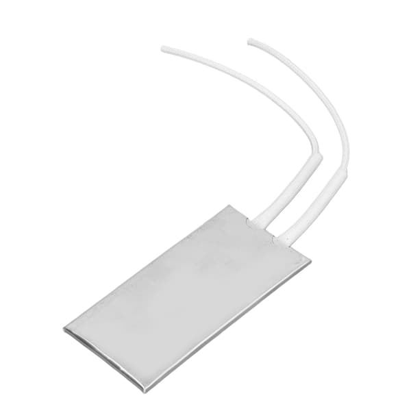 PTC Varmeplade Termostatisk 304 Rustfrit Stål 100x50mm 120W 220V Auto Ventilator
