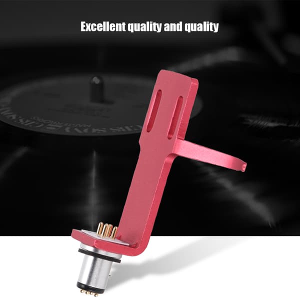 Pladespiller Fonograf Headshell High-end Phono Pickup Headshell Pladespiller Sæt Rød