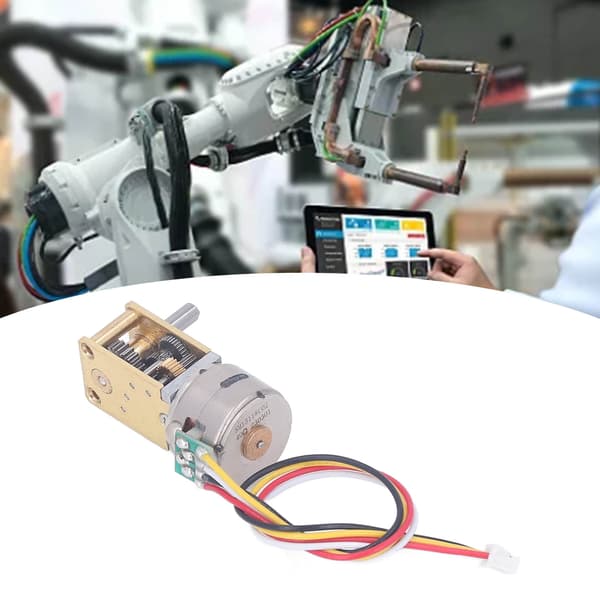 DC 5V Micro Stepper Växelmotor Koppar 15:1 Reduktionslåda för Smart Robot Miniatyr
