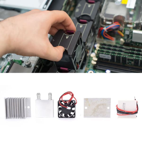 TEC1-12706 Køleplade Termisk Elektrisk Kølermodul 70W Vandkølesystem Kit