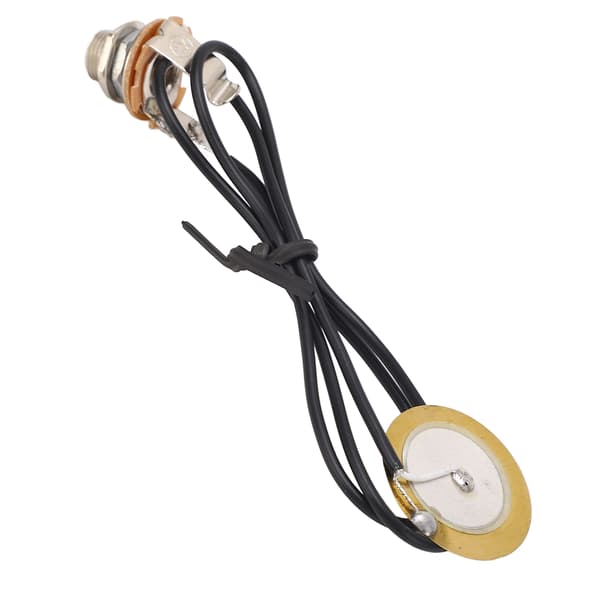 Gitarr Pickup Piezo Transducer Akustisk Jack Förkopplad Förstärkare Professionella Instrumenttillbehör
