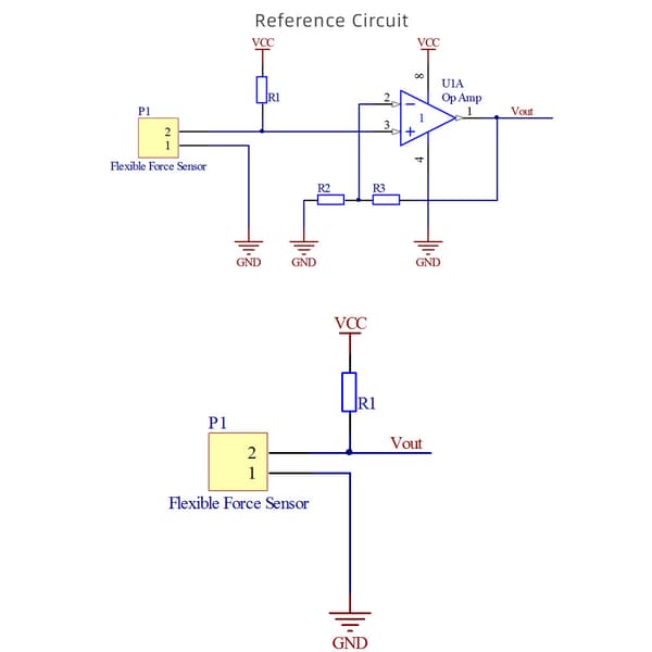 Tyndfilm tryksensor DF9-40 kraftfølsom modstand til smart hjem og elektronik