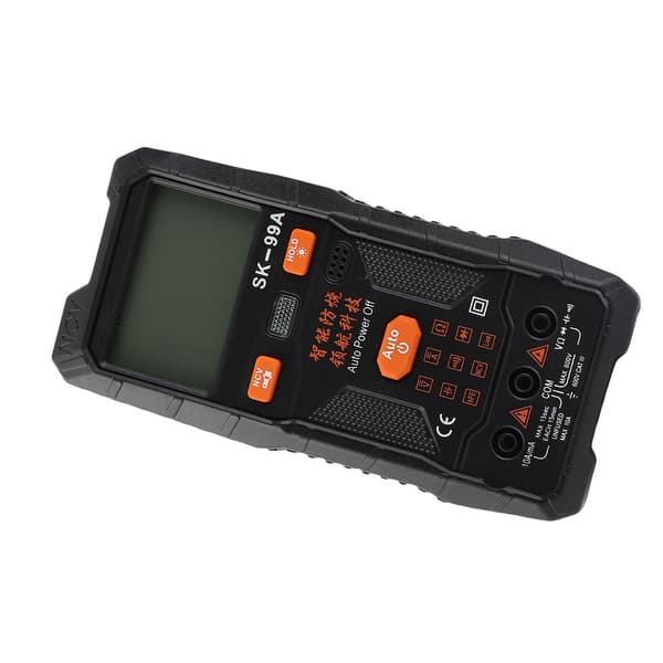Nøjagtigt digitalt multimeter med stemmeudsendelse, auto-range tester til spænding, strøm, kapacitans, modstand
