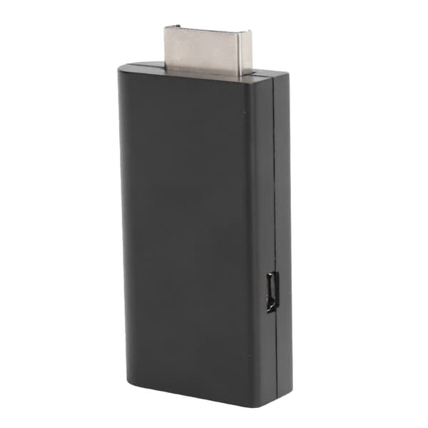 til PS2 til HD Multimedia Interface Adapter Konverter med 3,5 mm lydgrænsefladestik Sort