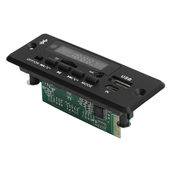 02CABT Afkodningskort Universal WAV Afkodningsmodul MP3 Dekoderkort med Bluetooth-opkald Sort