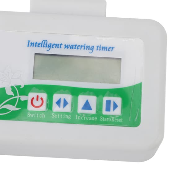Intelligent bevattningstimer programmerbar energibesparande med solpanel automatisk bevattningstimer för trädgård åkermark äng