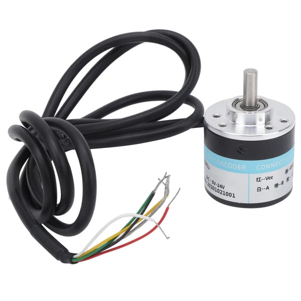 Rotary Encoder 3-faset 6 mm massiv aksel reduktionsmotor tilbehør DC5-24V C38S6G5-1200Z