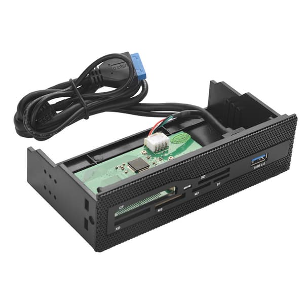 PC Intern kortlæser USB 3.0-port M2 SD MS XD CF TF kort instrumentbræt frontpanel