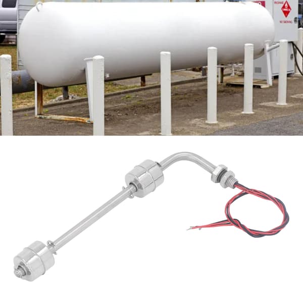 Vandstandssensor Rustfrit Stål Flydekontakt til Poolpumpe Akvarium Dam AC DC 0~110V Længde 200mm