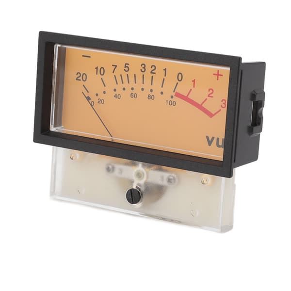 12V Højpræcisions VU-meterhoved DB Audio Level Header Effektforstærker Level Meter med Baggrundsbelysning 500UA 650Ω