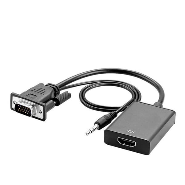 VGA til HD Multimedia Interface Konverter Professionel 1080P VGA Adapterkabel til PC Bærbar TV