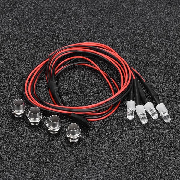 4 STK 5 mm Forlygter RC Tilbehør LED Lys til Model Drift Bil Køretøj (4# Blåt Lys)