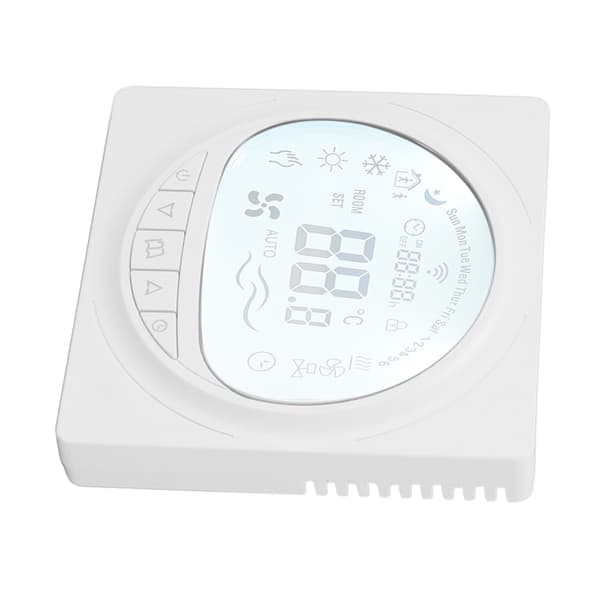 Golvvärmetermostat programmerbar stor LCD-display VVS-temperaturregulator med 485-kommunikation 220V