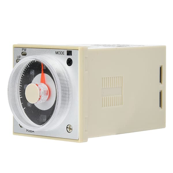 Tidsforsinkelsesrelæ Multifunktionel Præcision 8-benet Timer 1,2s-300t 220VAC/24VDC AC220V