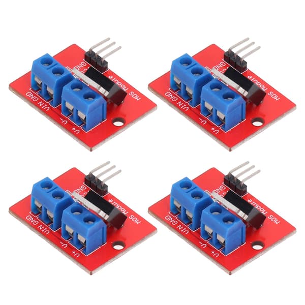 4 stk. MOS Driver Modul Kort Sæt 0-24V til Raspberry Pi GPIO Tilbehørssæt