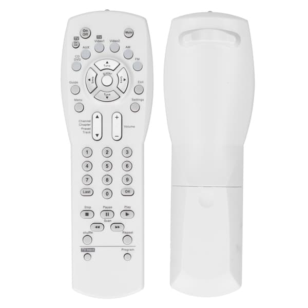 TV/ DVD/ VCR/ AUX/ Audio/ Video Media Center System Controller til AV 3‑2‑1 Series Hvid