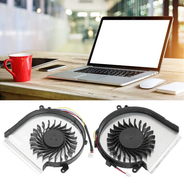 CPU-køler 4-benet stærk varmeafledning CPU GPU-køleventilator til MSI GE62VR GL62M GP62MVR GL62VR MS 16JB MS 16J9 CPU GPU-køleventilator