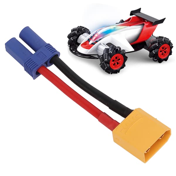 RC Bil EC5 Stik Professionel XT90 Han til EC5 Hun Kabel til RC Biler 12AWG