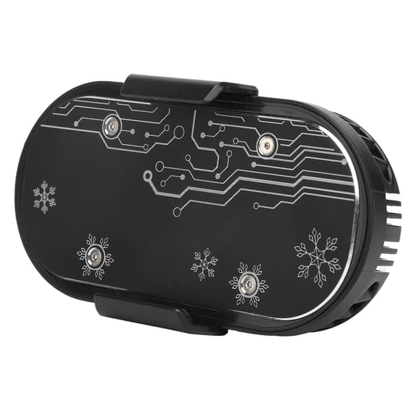Mobiltelefon Halvleder Køleventilator Bærbar Telefonkøler Køleplade til Gaming (Sort)