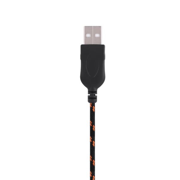 2,2 meter USB-kabeludskiftning til Steelseries Kana-mus Sort+Orange