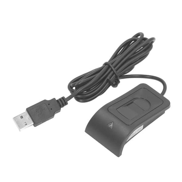 Fingeraftryksscanner USB Kapacitiv Biometrisk Læser til Windows 10, 5V DC, Sort