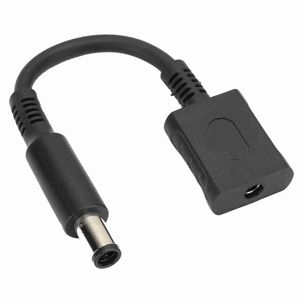 DC strømadapterstik 4,5 x 3 mm hun til 7,4 x 5,0 mm han, passer til Hp