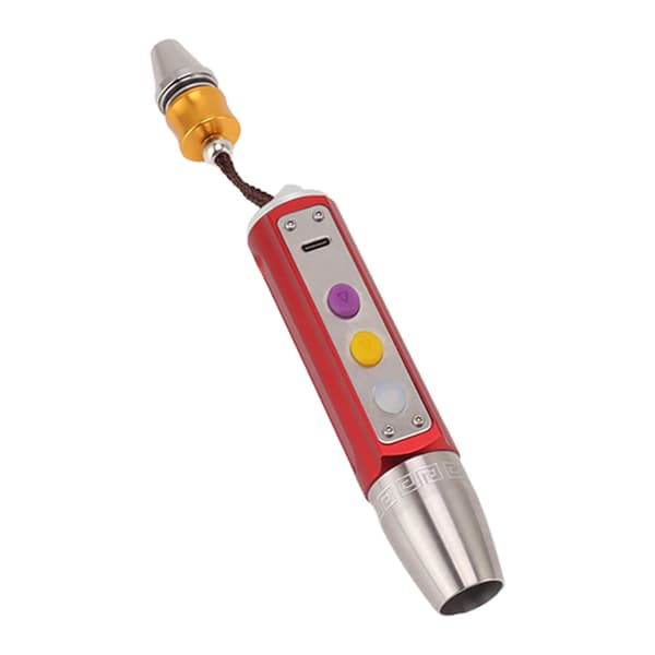 Jade Appraisal Light 3 Light Source Stepless Dimming LED Jade Identification Flashlight for Jewelry Red