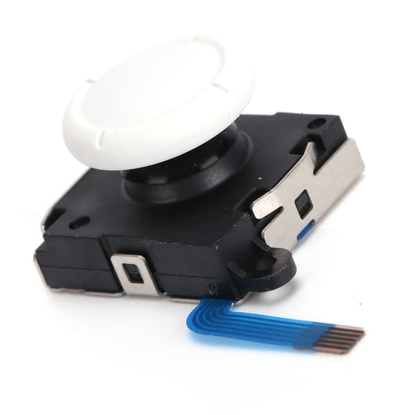 Analog joystick-tumspaksknappsmodulersättning för Switch Joycon/Lite-kontroller Vit
