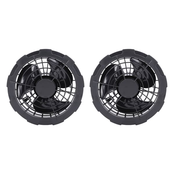 2-pak USB-køleventilator 5V 0,6A børsteløs motor til AC-vest arbejdstøj