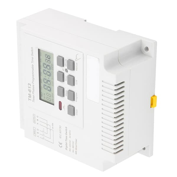 TM-163 Trefas 380V Smart Digital Veckoprogrammerbar Kontroll Strömbrytare