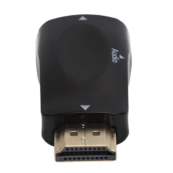 1080P HD Multimedia Interface Han til VGA Hun Adapter Konverter med Lydkabel