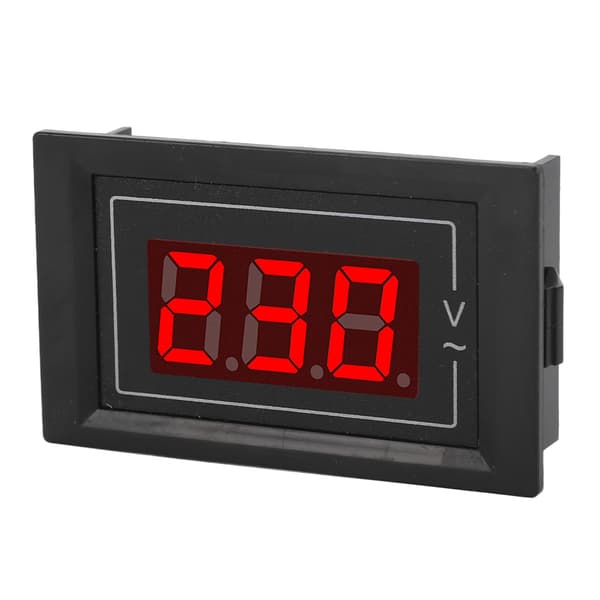 AC Displaymätare Digital Spänningsmonitor Liten Panel 1 Fas Voltmeter Multimeter AC60‑500V
