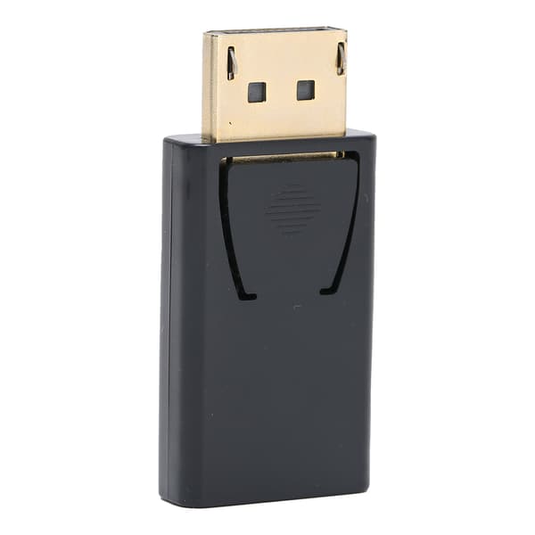 4K DP han til HD Multimedia Interface hun adapter 1.4V forgyldt konverter sort