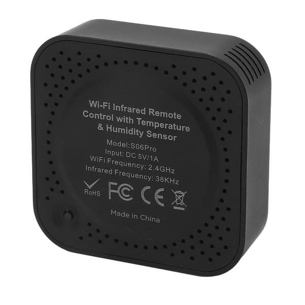 WiFi Smart Temperatur- och Fuktighetssensor med Fjärrkontroll, USB-driven för Hemmet