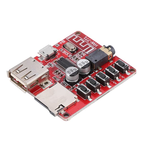 Effektforstærker Audio Receiver Modul Bil Bundkort Højttaler Bluetooth MP3 Stereo Kort