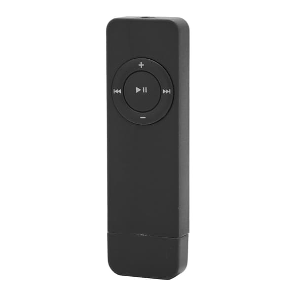 MP3-afspiller tabsfri lyd understøtter op til 64 GB mini-musikafspiller til studerende, løb, rejser, sort