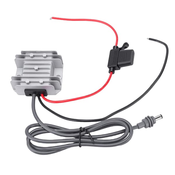 DC Boost Converter 12V/24V til 30V 3.5A Step-Up Strømadapter til Mini Router, med sikring, 5.5x2.1mm