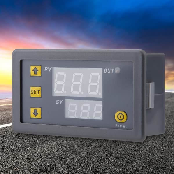 W3230 LED Digital Termostat Controller, DC24V Temp Switch m/ Sensor Probe