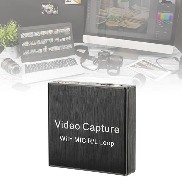 Videoinspelningskort USB2.0 HDMI Loop-Out Stöd 4K Elektronisk Utrustning 0.4a 5V DC