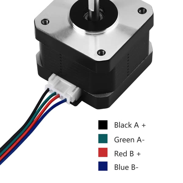 1 stk. 4-leder 12V 1.3A 0.30Nm Stepper Trinmotor 42 til 3D-printer