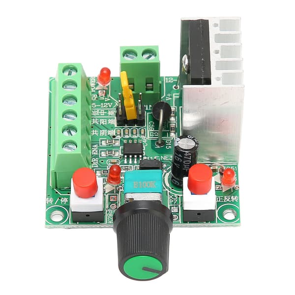 PWM Justerbar Stepmotor Controller DC 5-12V 15-160V 3 Frekvenser PCB-kort Signalgenerator Hastighedsregulator
