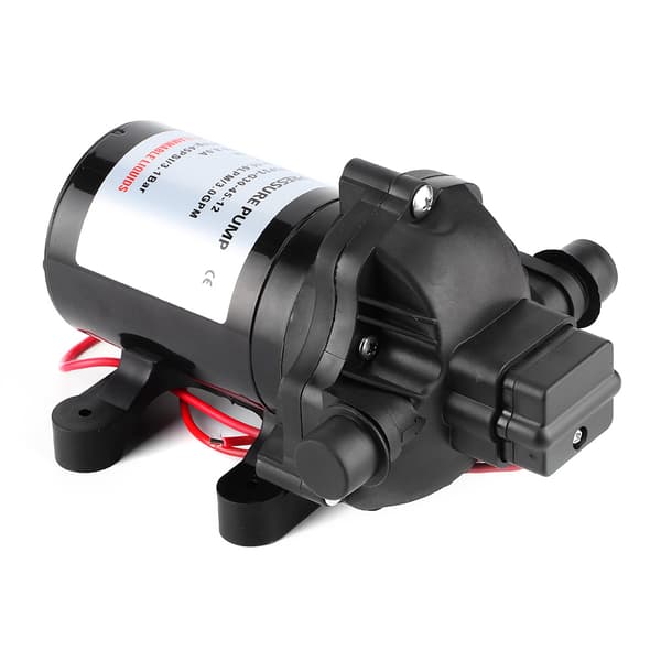 12V 3.0GPM 45PSI Membranvattenpump Självsugande Högtryck för Marin Båt Husbil