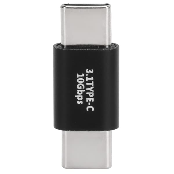 USB C forlængeradapter Type C 3.1 han til han-adapter understøtter hurtig opladning 10 Gbps dataoverførsel