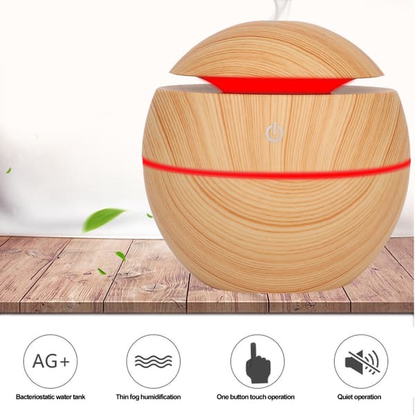 Rund kugleformet USB-stik i aroma diffuser luftfugter luftrenser