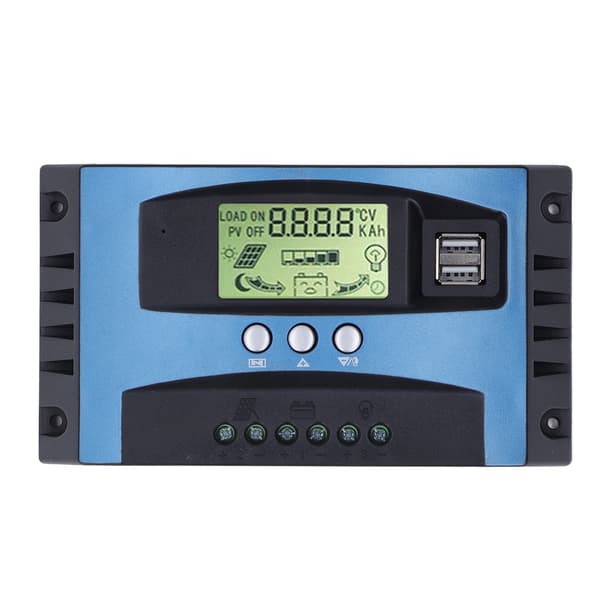 MPPT Solar Regulator 60A 12V/24V 3-faset Beskyttende Batterioplader Controller til Solpanel